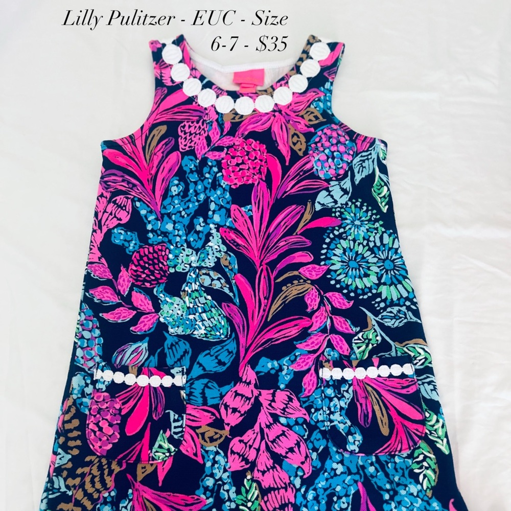 Lilly Pulitzer Kids Dress - Pink and Blue Floral